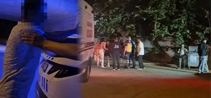 Sinir krizi geçiren kadının bağırış sesleri sokağı inletti