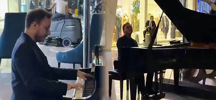 Titanic filmi Antalya'da gerçek oldu: Oteli su bastı, o piyano çalmaya devam etti