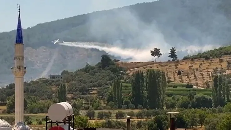 Yatağan yangını kontrol altında