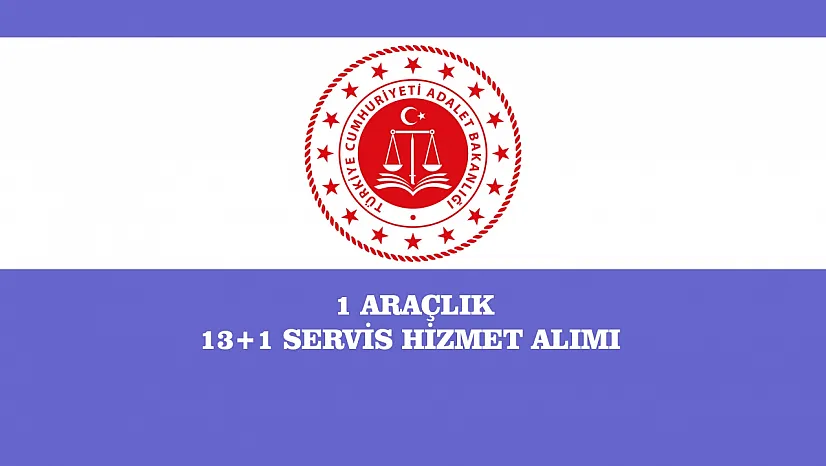 1 ARAÇLIK 13+1 SERVİS HİZMET ALIMI