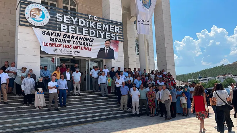 Bakan Yumaklı'nın Seydikemer ziyareti öncesi heyecanlı bekleyiş