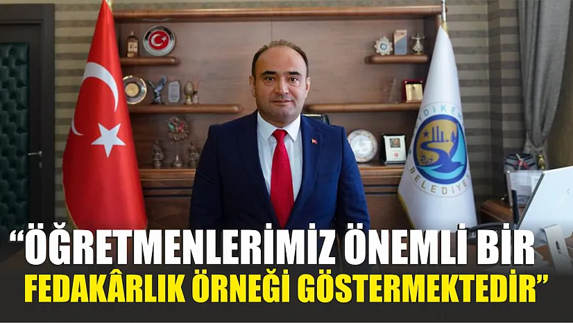 Başkan Akdenizli'den Öğretmenler Günü Mesajı