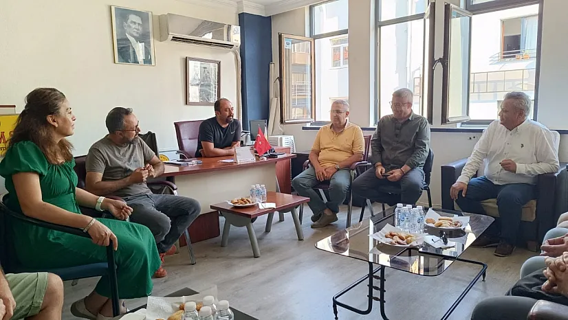 CHP Fethiye İlçe Başkanlığı'ndan Eğitim Sen'e destek ziyareti