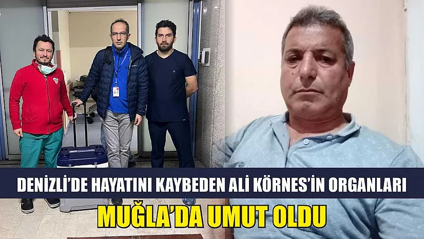 Denizli'de Hayatını Kaybeden Ali Körnes'in Organları Muğla'da Umut Oldu