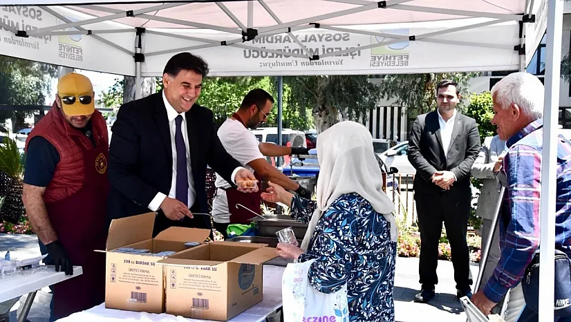 Fethiye Belediyesi'nde Merhum Zabıta Personeli Kerem Ersoy İçin Lokma Hayrı Düzenlendi