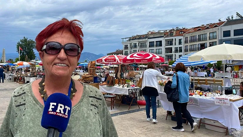 Fethiye'de Anneler Günü için el emeği stantları açıldı
