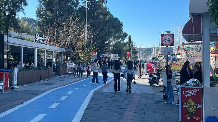 Fethiye'de bahar havası: 'Kışı da güzel, yazı da'