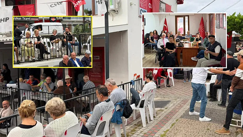 Fethiye'de CHP'liler İlçe Binasında Toplandı