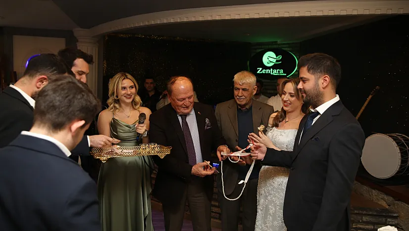 Fethiye'de genç avukatlar Büşra ile Ceyhun evlilik yolunda ilk adımı attı