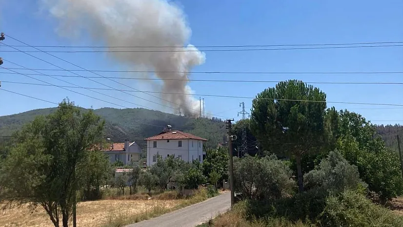 Fethiye'de kontrol altındaki yangın yeniden alevlendi