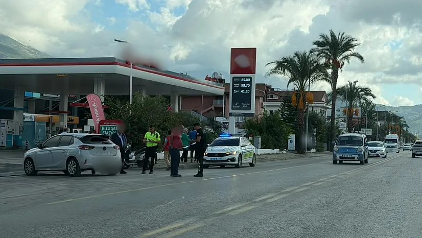 Fethiye'de motosiklet ile otomobil çarpıştı