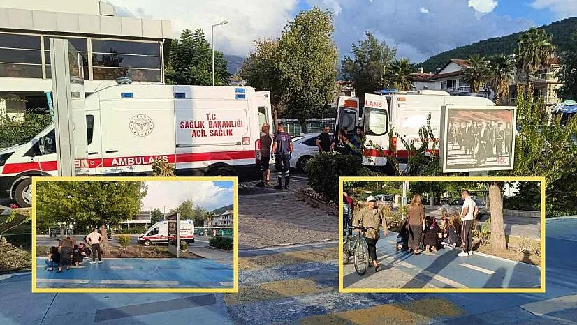 Fethiye'de bisiklet yolunda kaza: 2 kişi hastaneye kaldırıldı