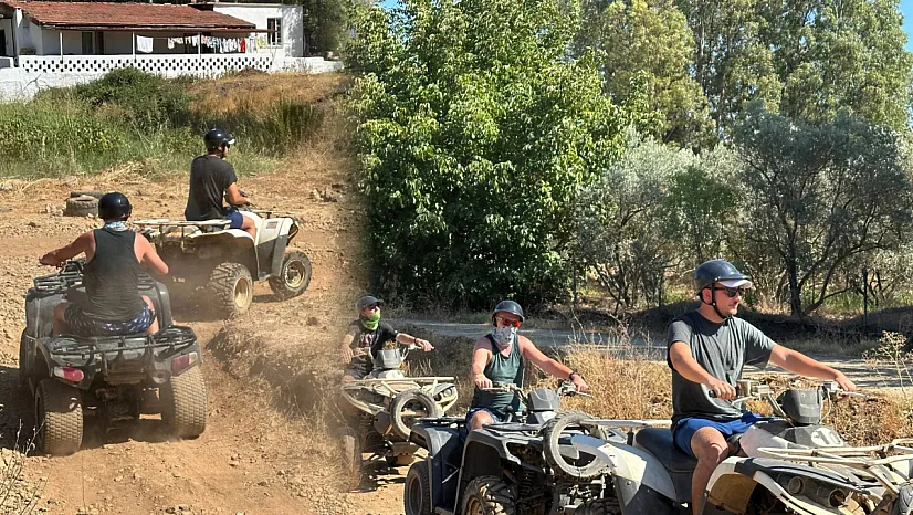 Fethiye ve Seydikemer'de ATV safariye turist ilgisi sürüyor
