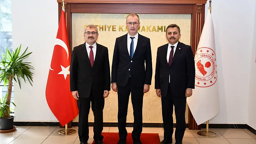 Kaymakam Ertaş'a anlamlı ziyaret