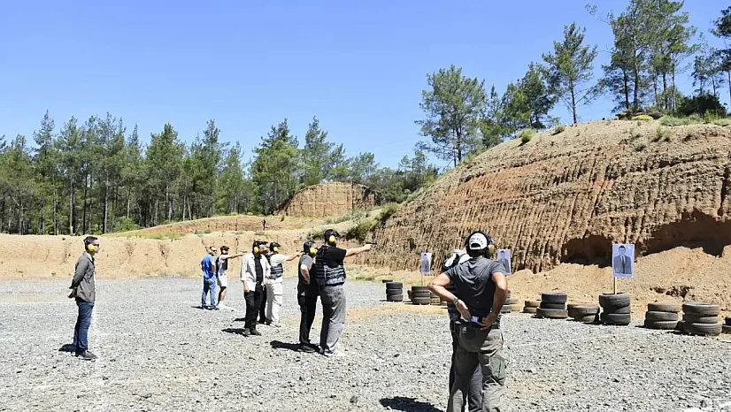 Köyceğiz'de Güvenlik Bölümü öğrencilerinden atışlarda tam isabet