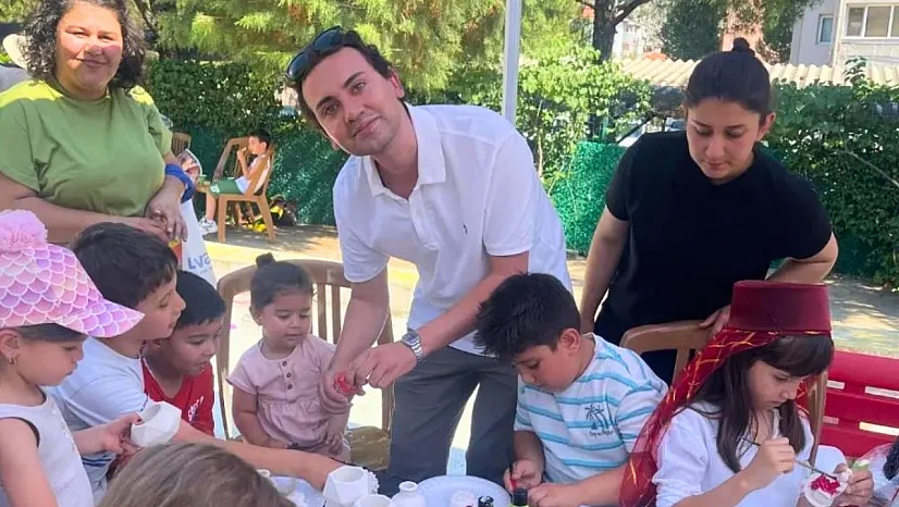Menteşe'de gönüllü gençler miniklerin mutluluğuna ortak oldu