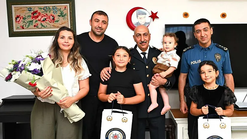 Muğla Emniyet Müdürü Karadeniz, şehit ailesini ziyaret etti