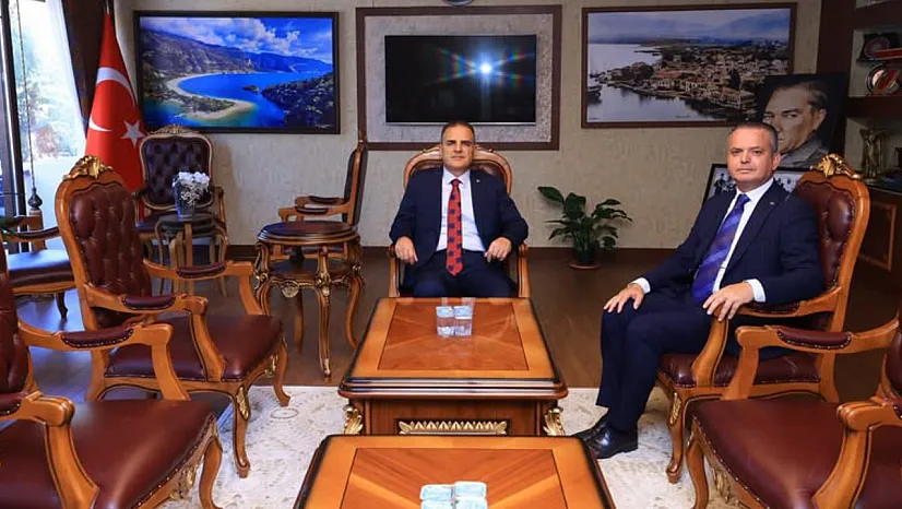 Muğla Valisi Dr. İdris Akbıyık'tan Fethiye Kaymakamlığı'na ziyaret
