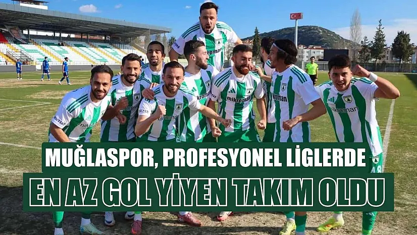 Muğlaspor, Profesyonel Liglerde En Az Gol Yiyen Takım Oldu