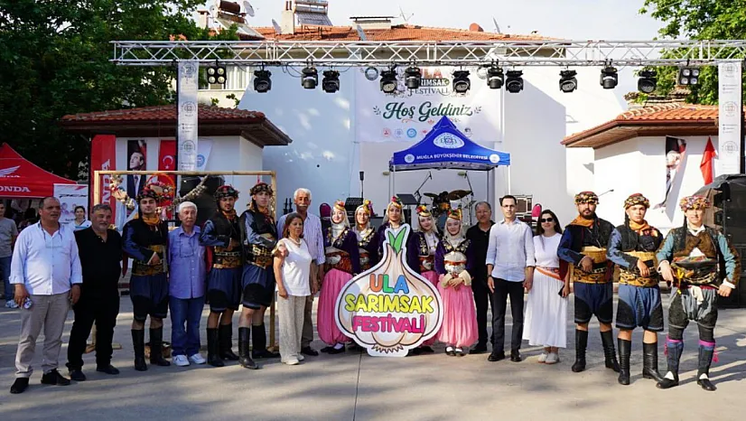 Ula'da sarımsak festivali yapıldı
