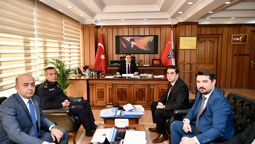 Vali Akbıyık'tan Muğla Emniyet Müdürüne Ziyaret