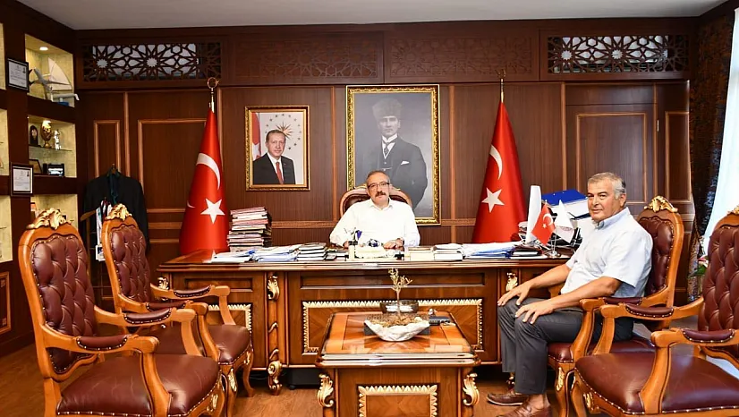 Yılmaz'dan Kaymakam Karaman'a ziyaret