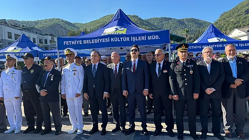 19 Eylül Gaziler Günü Fethiye'de törenle kutlandı