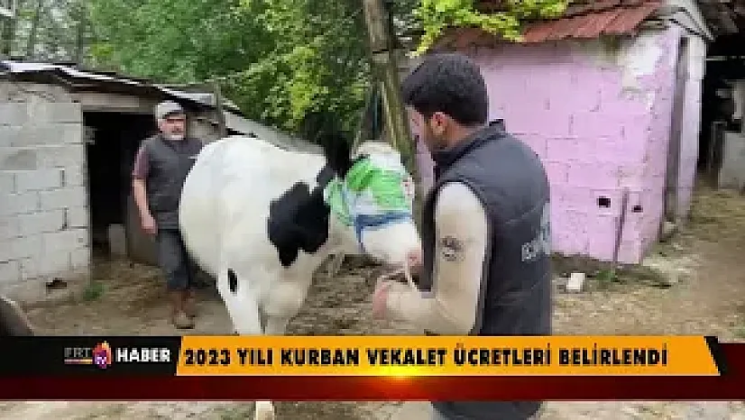 2023 yılı kurban vekalet ücretleri belirlendi