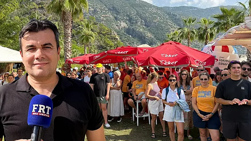 Fethiye açık su yüzme yarışlarında final etabı Kelebekler Vadisi'nde yapıldı