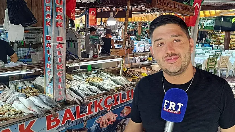Fethiye Balık Pazarı'nda sezonun gözdesi 'çupra ve levrek'