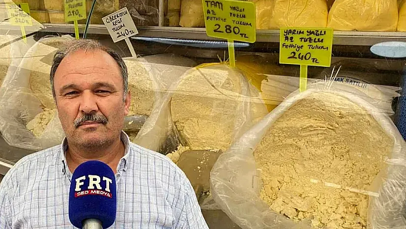 Fethiye Cumartesi Pazarı'nda peynir tezgahına ilgi: Kahvaltı sofralarının vazgeçilmezi