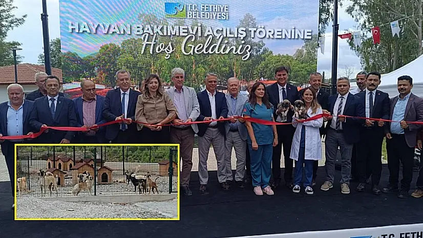 Fethiye'de can dostlar için kapsamlı yaşam alanı açıldı