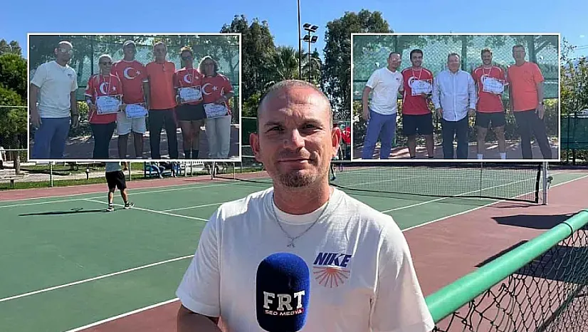 Fethiye'de Cumhuriyet Bayramı Tenis Turnuvası'nda şampiyonlar belli oldu