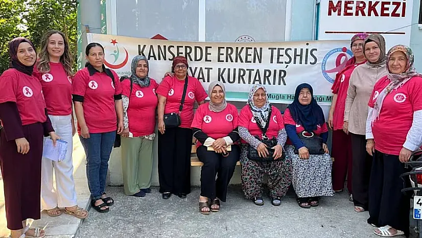 Fethiye'de Halk Sağlığı Haftası kapsamında kanser taraması yapıldı