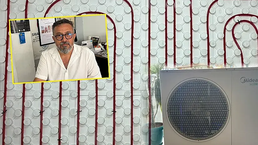 Fethiye'de kış kapıyı çalmadan ısınma hazırlığı: Isı pompalarının montajları başladı