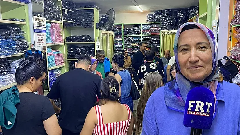 Fethiye'de okul alışverişi hızlandı: Öğretmen önlüğü ve okul kıyafeti yoğunluğu