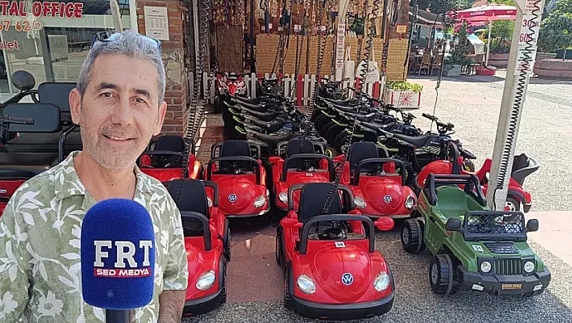 Fethiye'de tatilcilerin elektrikli araç keyfi