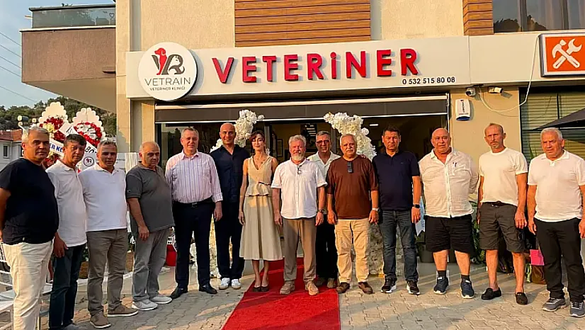 Fethiye'de Vetrain Veteriner Kliniği düzenlenen törenle hizmete açıldı