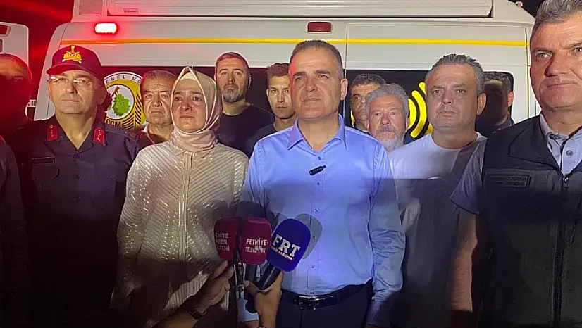 Fethiye'de yangın kontrol altında: 78 hane ve 574 vatandaş tahliye edildi