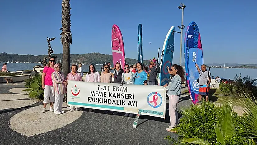 Fethiye'de 'Yaşam İçin Yarış' etkinliğiyle erken tanıya dikkat çekildi