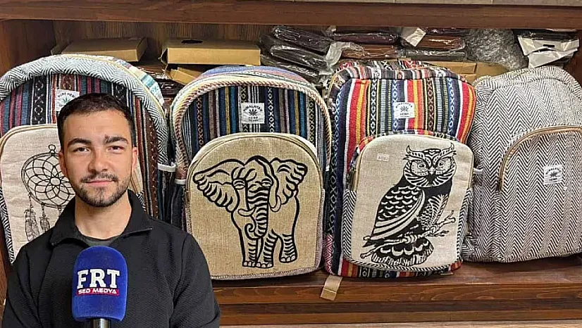 Fethiye'de yıllara meydan okuyan kenevir çantalar
