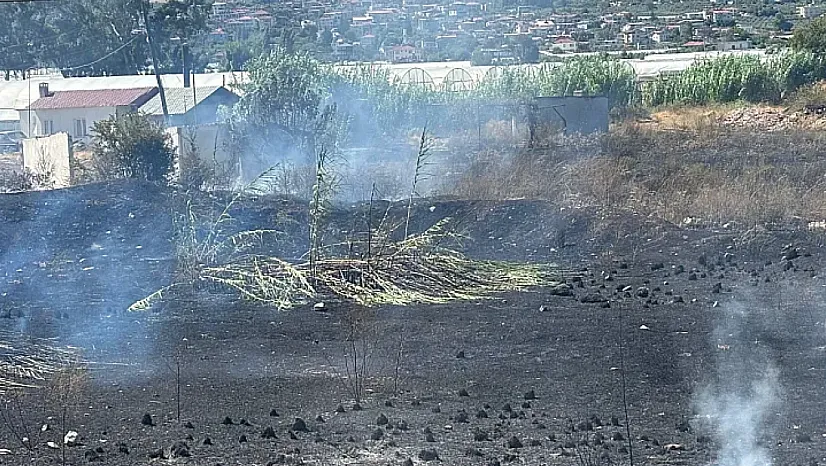 Fethiye Karaçulha Çevre Yolu'nda Anız Yangını
