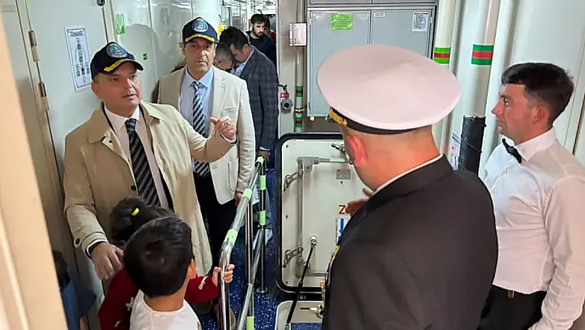 Fethiye Kaymakamı Fatih Akkaya, TCG Kaş gemisini ziyaret etti