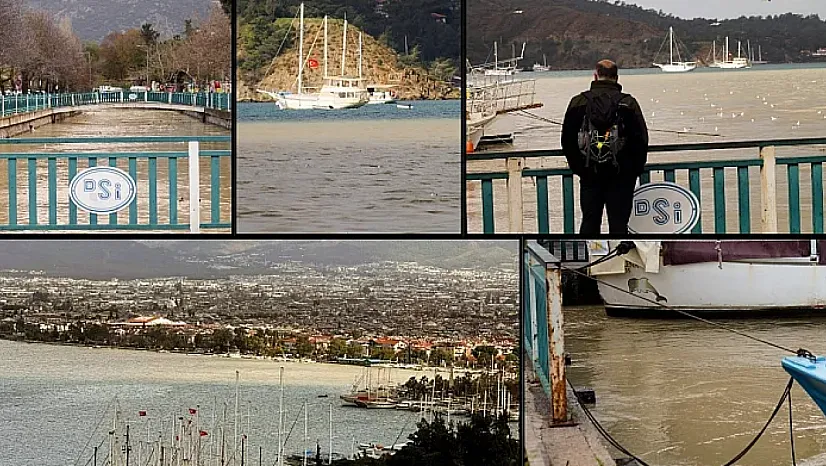 Fethiye Körfezi Çamur Rengini Aldı