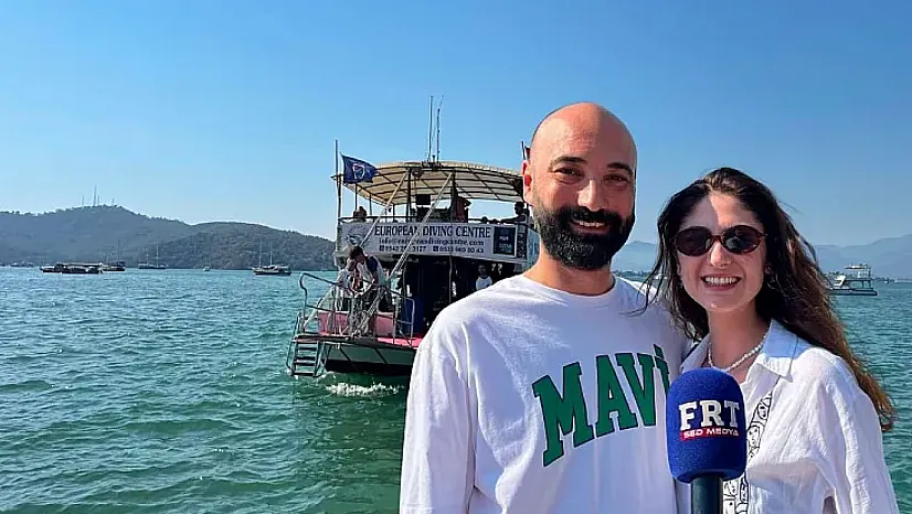 Fethiye'nin su altı dünyasına hayran kaldılar: 'Başka yerlerde bu kadar keyif almadık'
