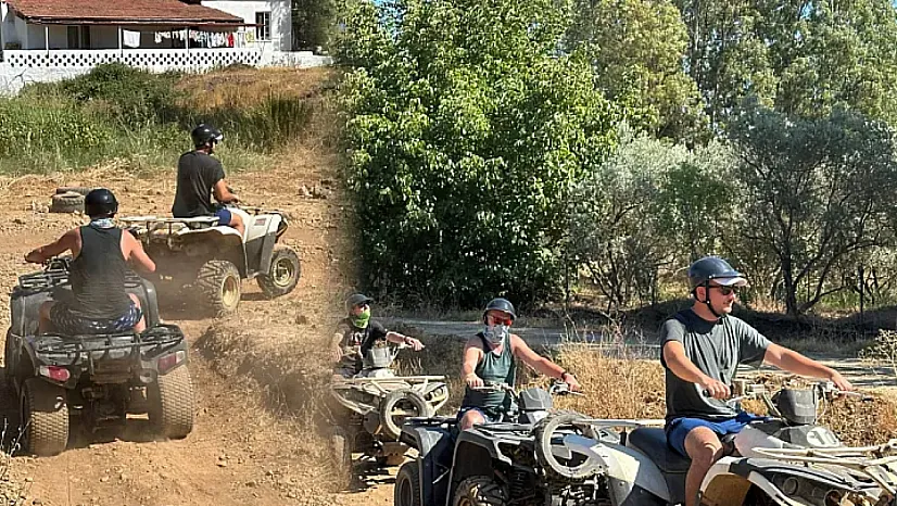 Fethiye ve Seydikemer'de ATV safariye turist ilgisi sürüyor