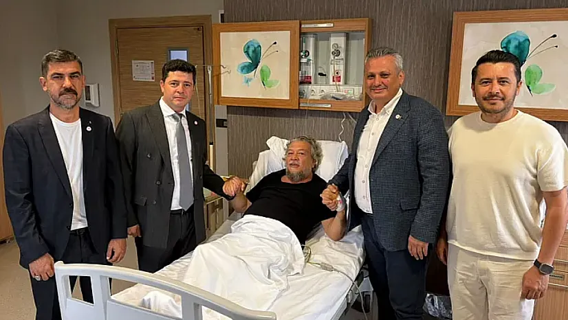 Nail Kızıl ve Mustafa Koyuncu'dan Seda Köktener'e ziyaret