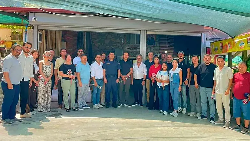 Seydikemer'de 'Basın Bayramı' buluşması: Protokol ve gazeteciler bir araya geldi