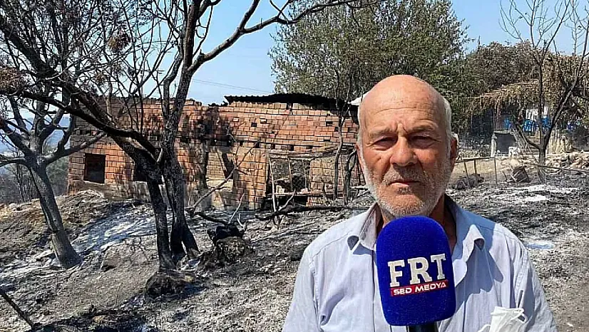 Seydikemer yangınında evini kaybetti: 'Canımızı zor kurtardık'