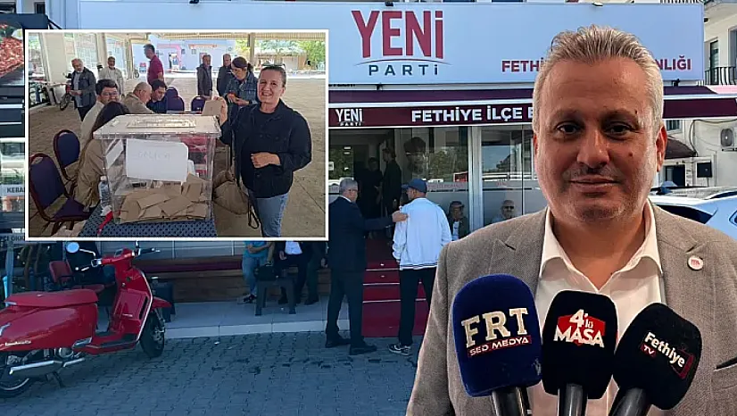 YENİ Parti Fethiye'de üyeler il başkanını belirlemek için sandık başında